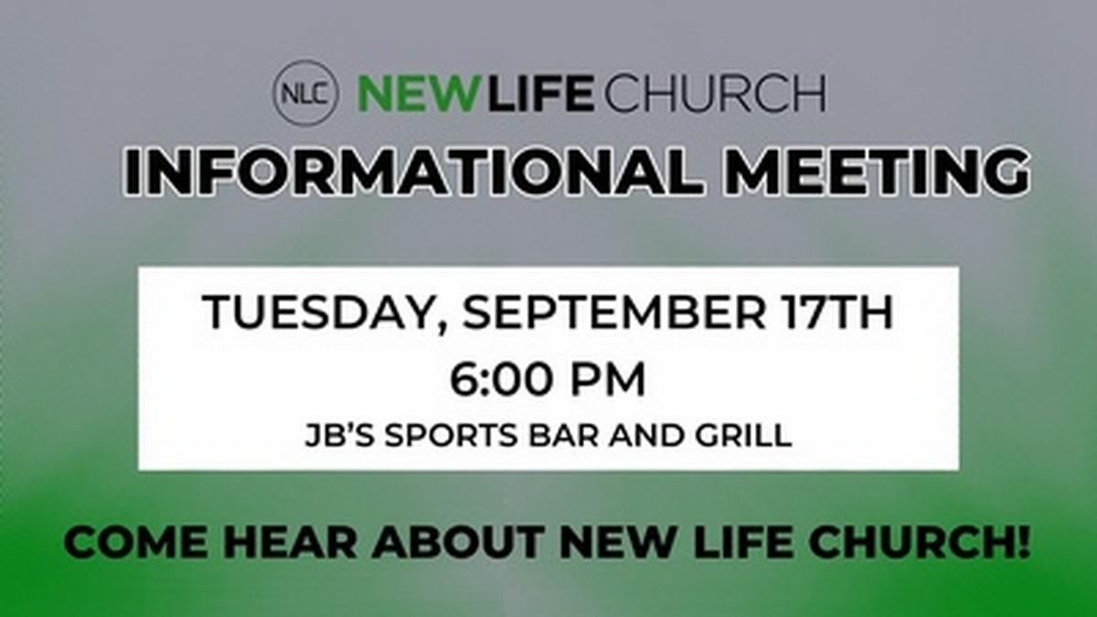 New Life Church Holdrege Informational Meeting Sep 17, 2024